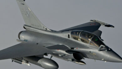 ASMPA missile on Rafale