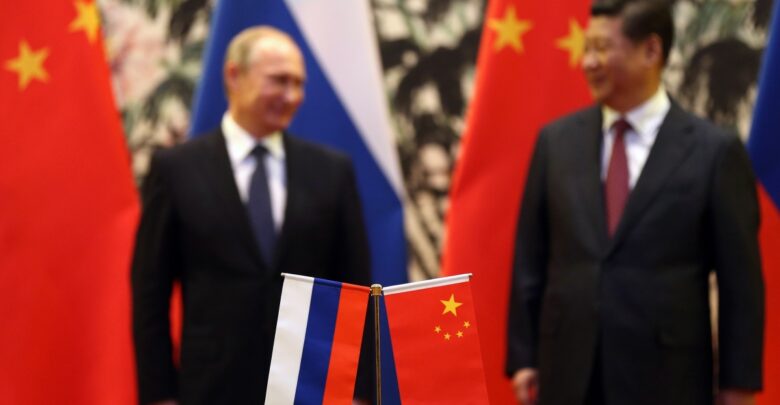 Russian President Vladimir Putin and Chinese President Xi Jinping
