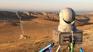 Live firing demonstration of BIRD Aerosystems' SPREOS