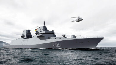 TRS-4D Radar on German F126 Frigates