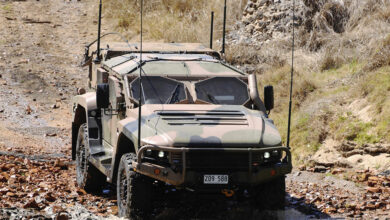 Hawkei vehicle