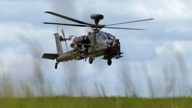 Apache helicopter