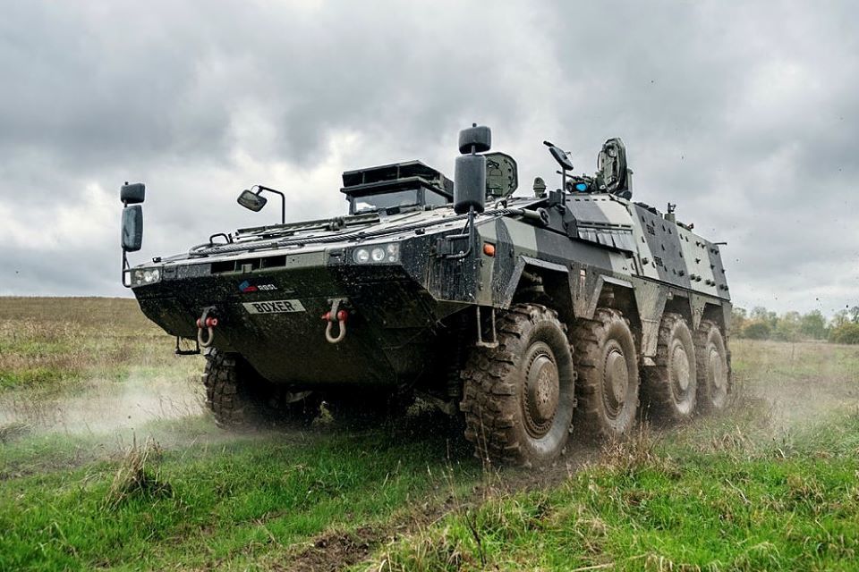 Boxer armored vehicle