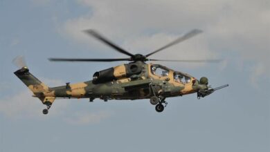T129 ATAK helicopter