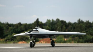 Indian drone demonstrator