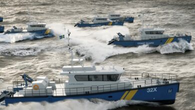 Swedish coastguard's patrol vessel KBV 320 series.