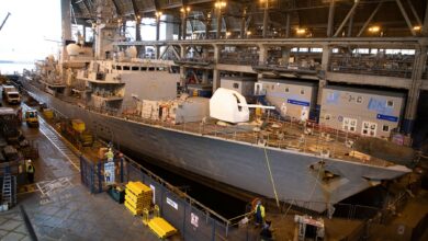 HMS Argyll post-LIFEX upkeep.