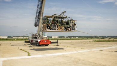 Simulated Airdrop Impact Test on ISV