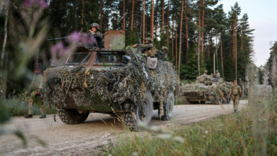 Exercise Dragon Charge in Estonia.