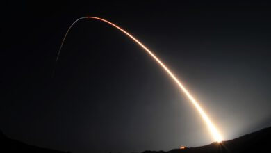Minotaur IV rocket launch.