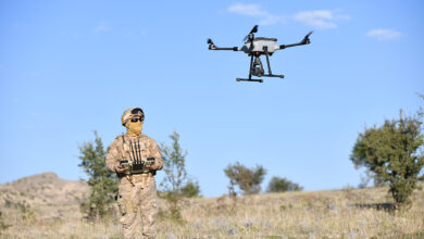 STM's rotary-wing surveillance drone system STM TOGAN