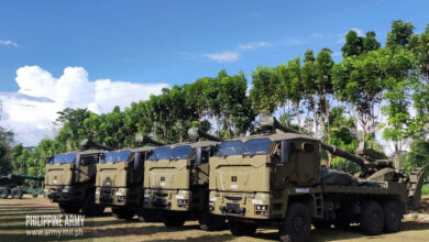 Autonomous Truck Mounted Howitzer System (ATMOS 2000) 155mm self-propelled guns
