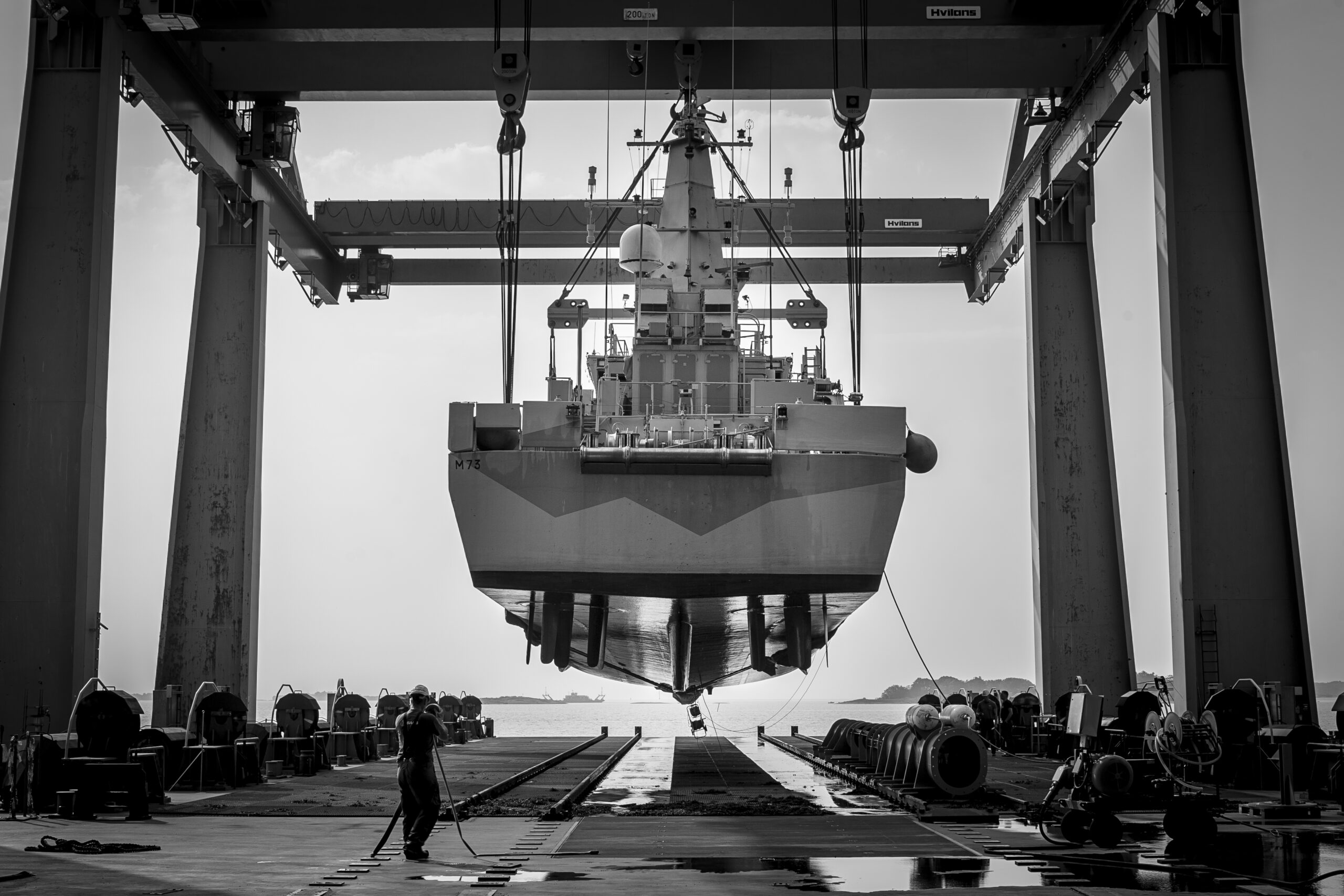 Koster-class mine coountermeasures vessel.