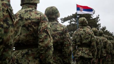 Serbian soldiers
