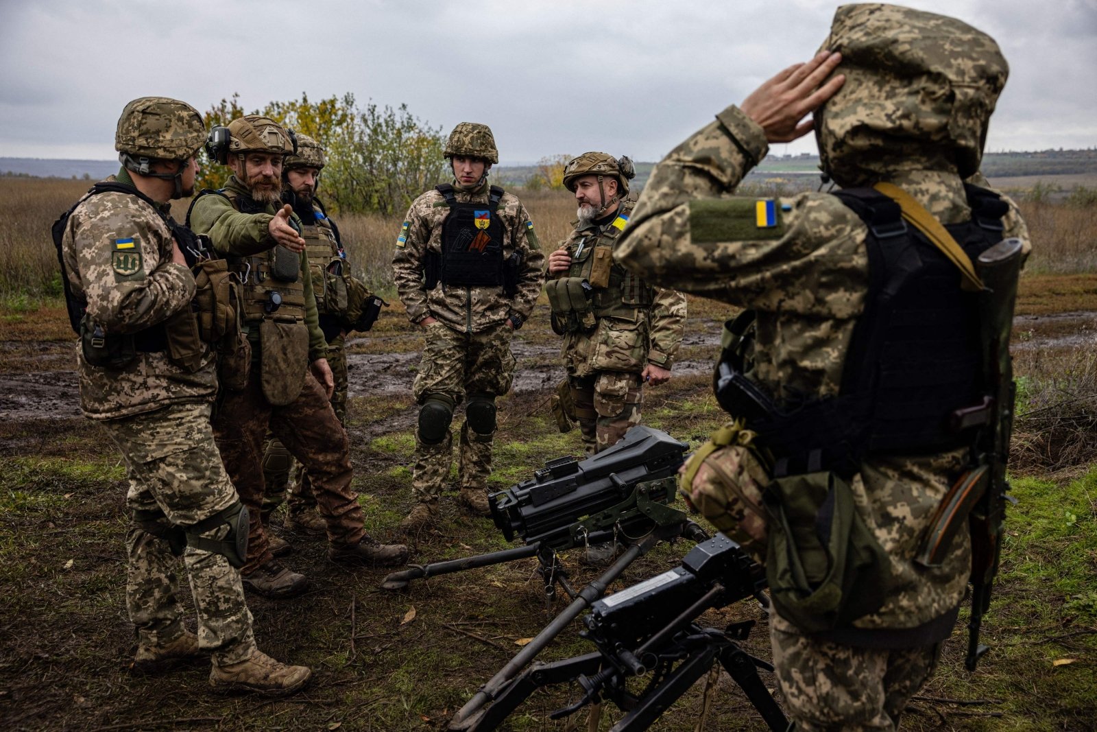 Ukrainian soldiers