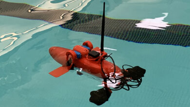 unmanned semi-submarine