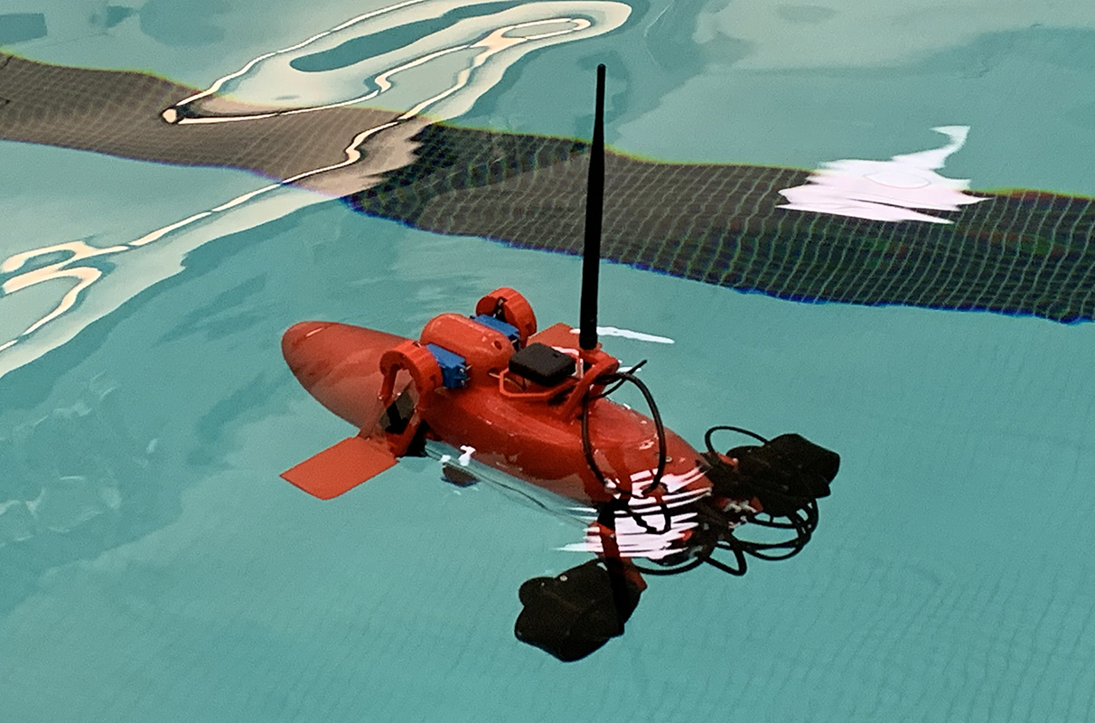 unmanned semi-submarine