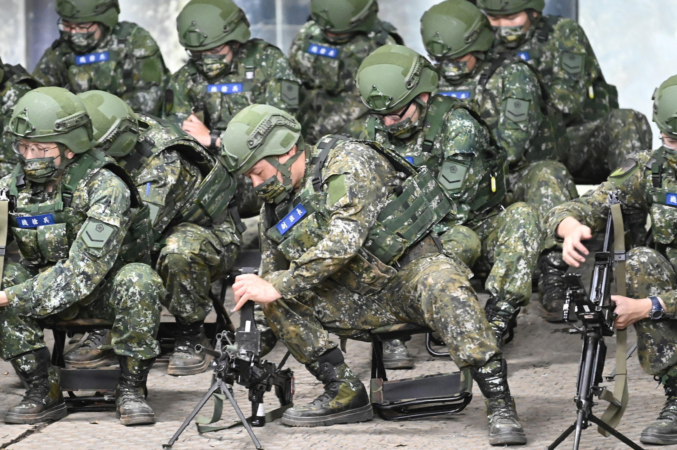 Taiwanese reservists