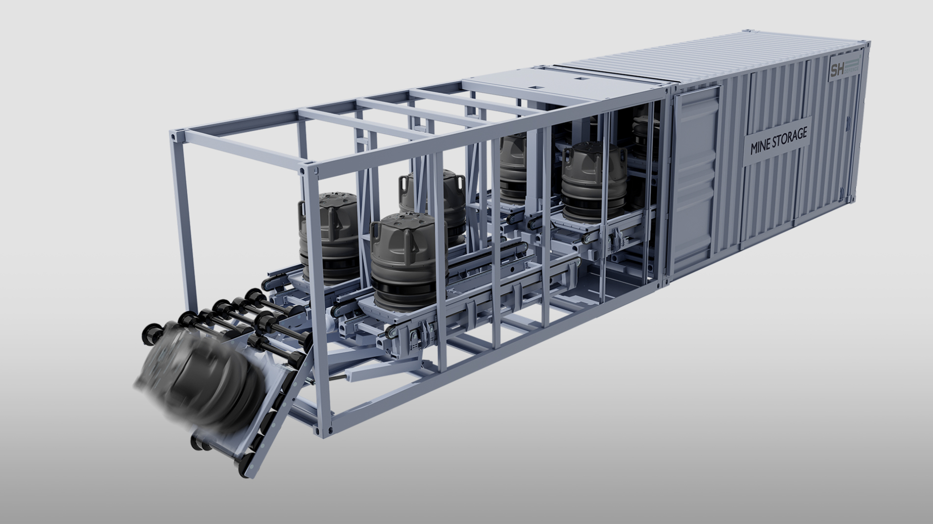 SH Defence's Cube sea mine-laying system