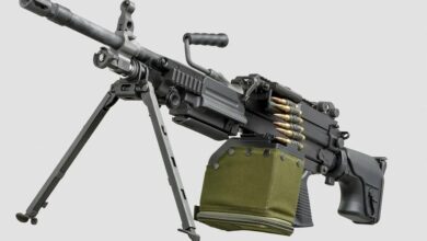 Minimi MK3 machine gun