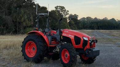 Autonomous tractor at Patrick Space Force Base, Florida. Photo: Sabanto