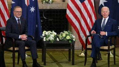 US President Joe Biden and Australian Prime Minister Anthony Albanese hold a meeting