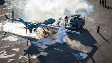 MQ-9B SkyGuardian RPAS under cold weather assessment. Photo: General Atomics