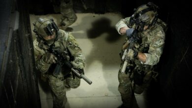 US Special Forces conduct close-quarters combat exercises