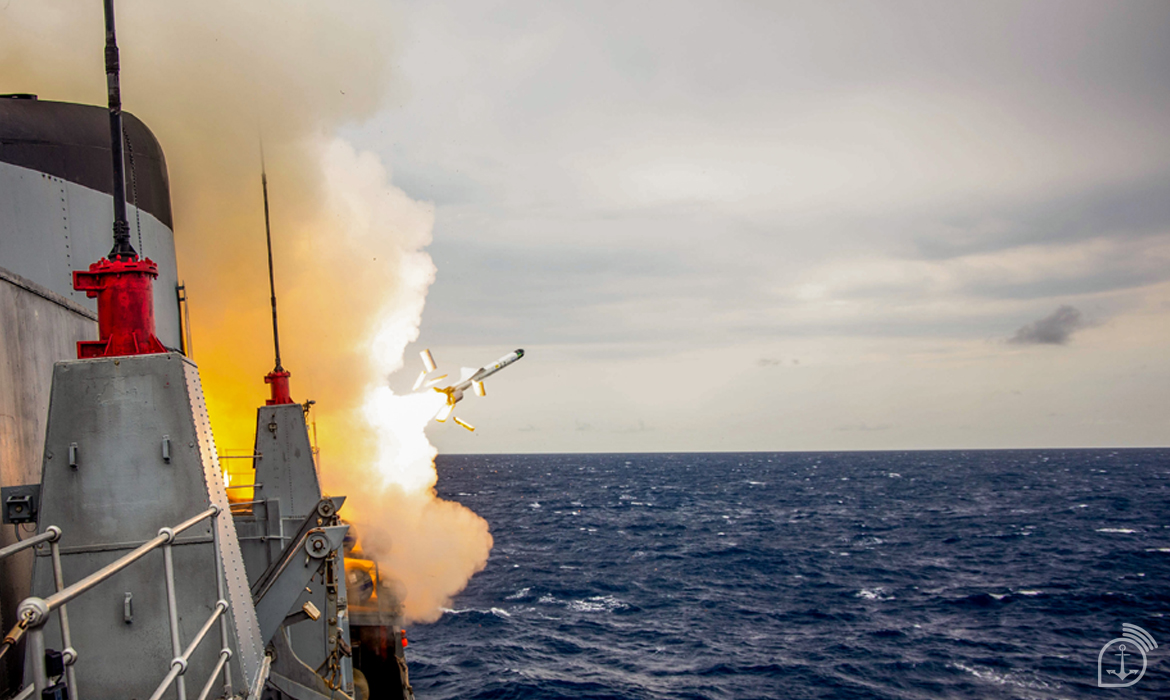 Brazil's National Anti-Ship Missile (Míssil Antinavio Nacional, MANSUP). Photo: Brazilian Navy