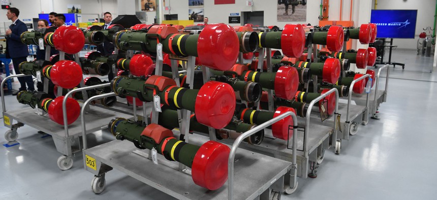 Javelin anti-tank missiles
