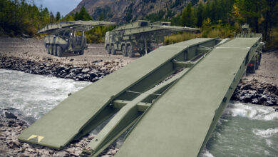 Python military bridge system