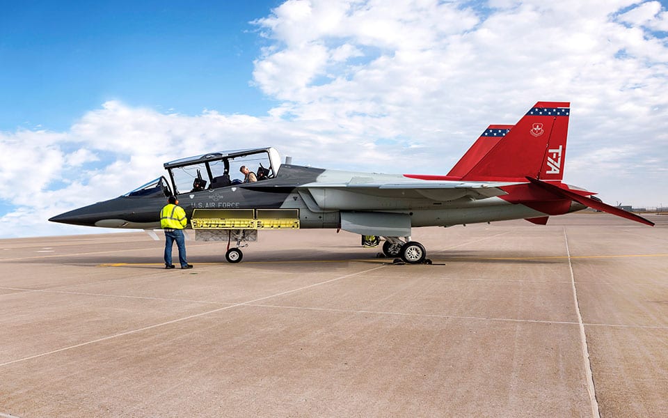 T-7A jet trainer aircraft