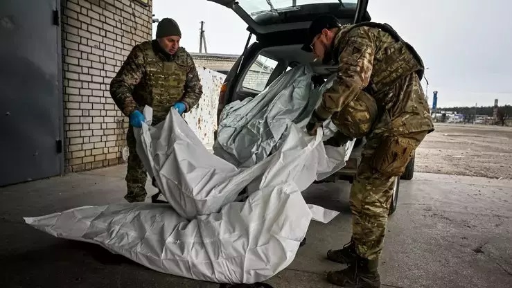 Killed Russian soldiers