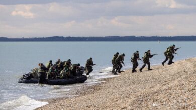 UK soldiers train Ukrainian forces