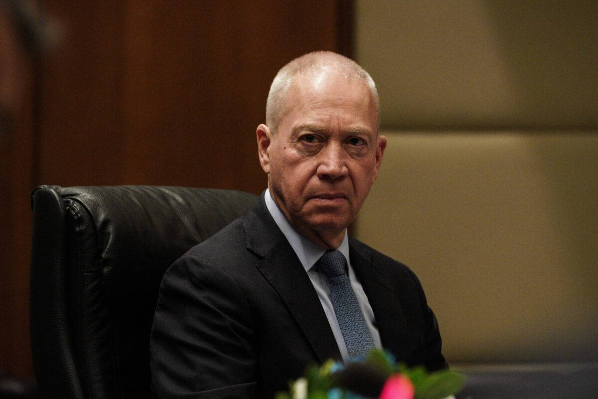 Israeli Defense Minister Yoav Gallant