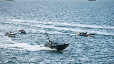 Vessels take part in maritime and beach landing data collection exercise