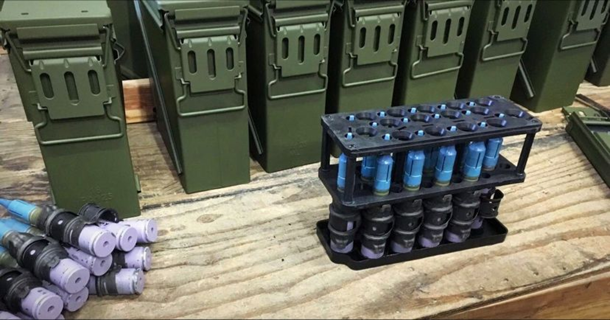 25mm ammunition packaging solutions.