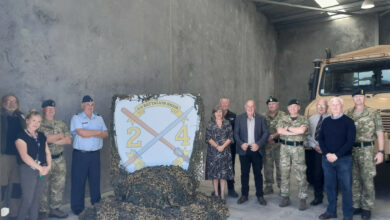 Opening ceremony of a new reserve operating base in Greymouth