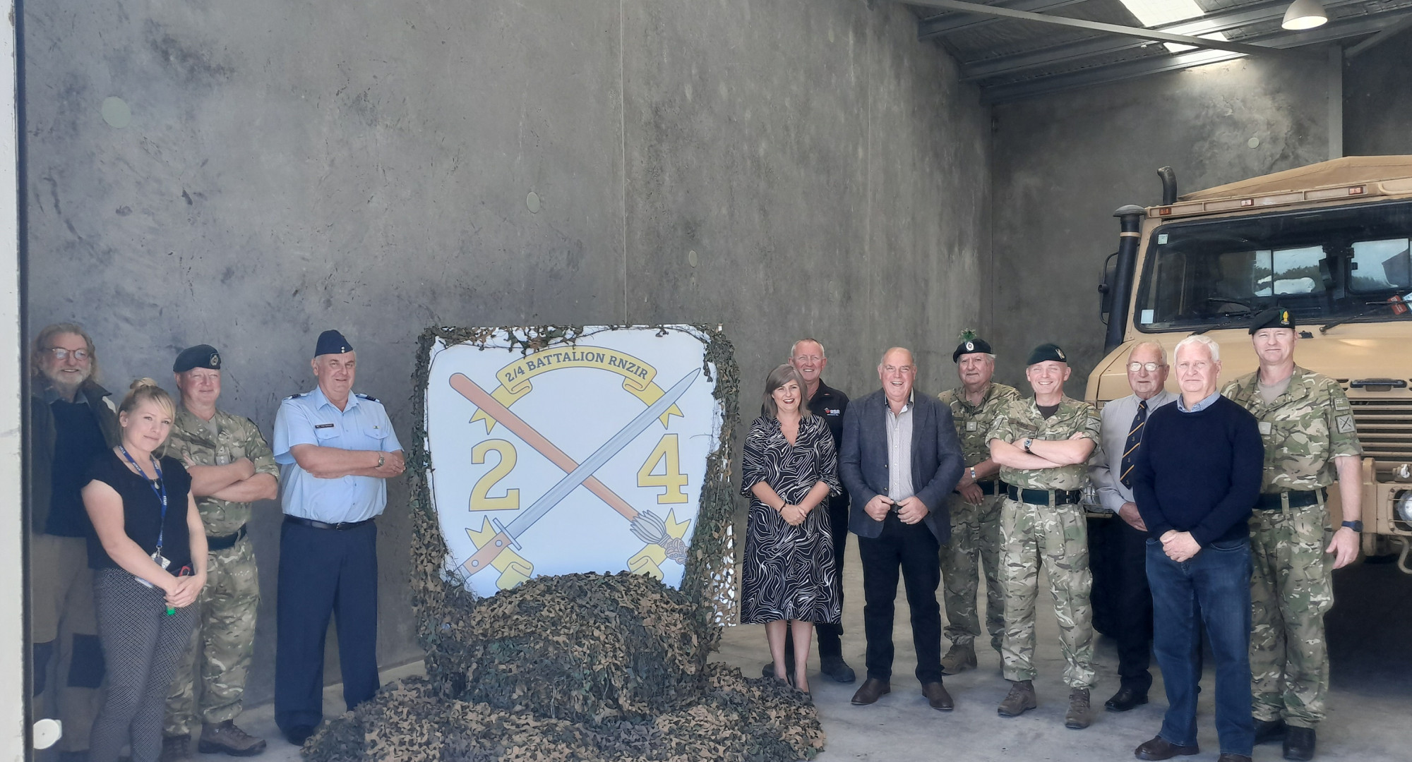 Opening ceremony of a new reserve operating base in Greymouth