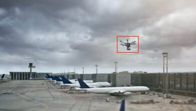 Rendering of Aerial Reconnaissance & Elimination System (ARIES) anti-drone interface