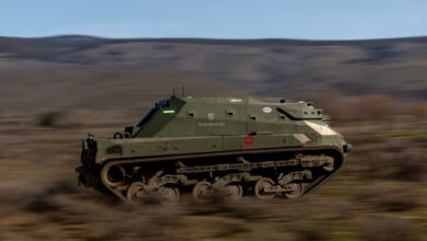Unmanned ground vehicle with autonomous driving software