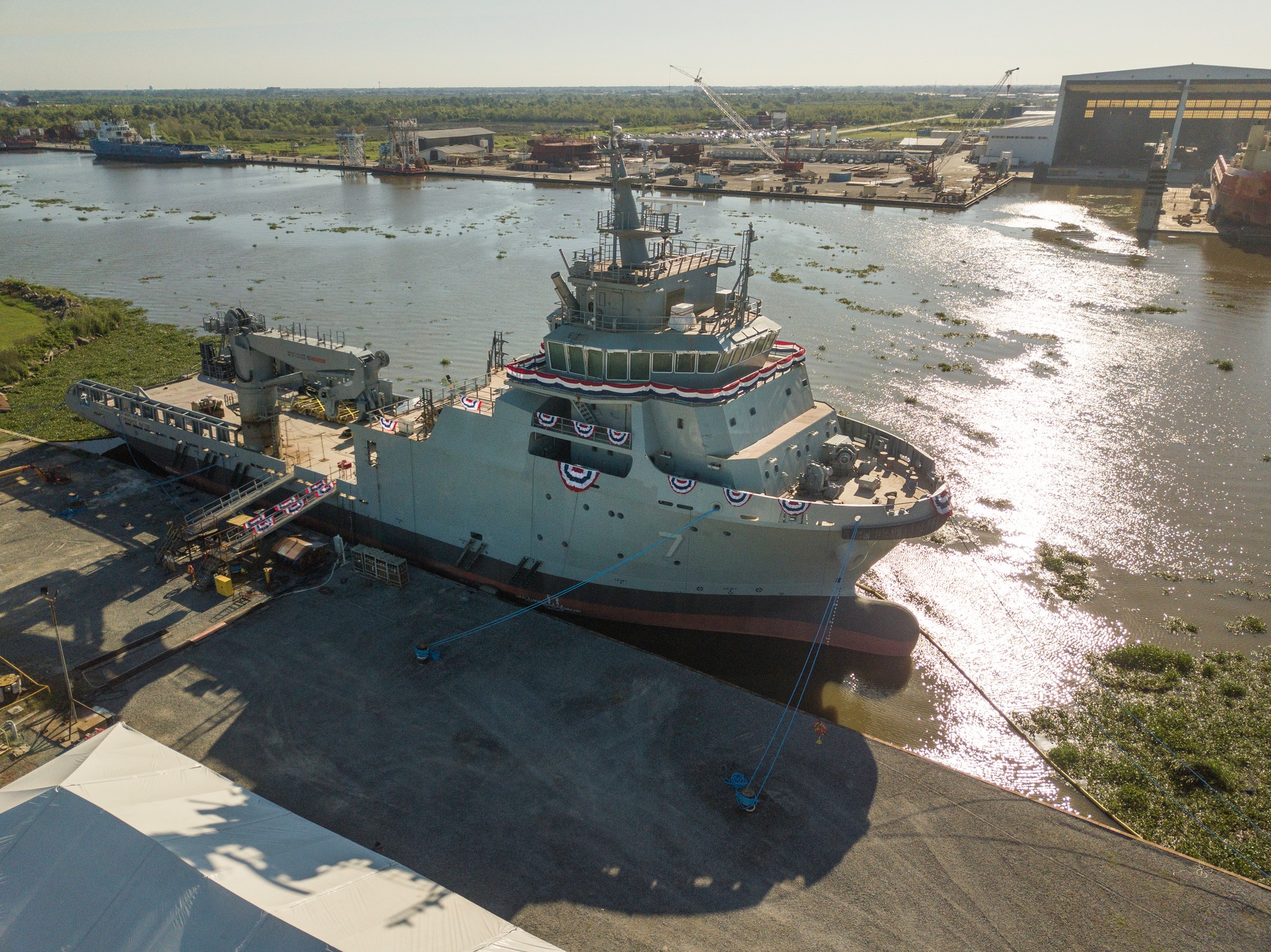 USNS Cherokee Nation towing, rescue, and salvage ship (T-ATS 7). Photo: Bollinger Shipyards
