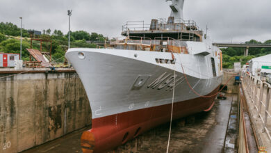Tournai, the third ship of a mine countermeasure (MCM) vessel program between the Belgian Navy and the Royal Netherlands Navy