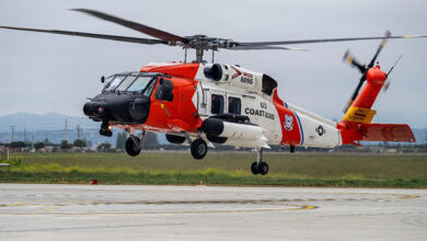 MH-60T Jayhawk recovery helicopter