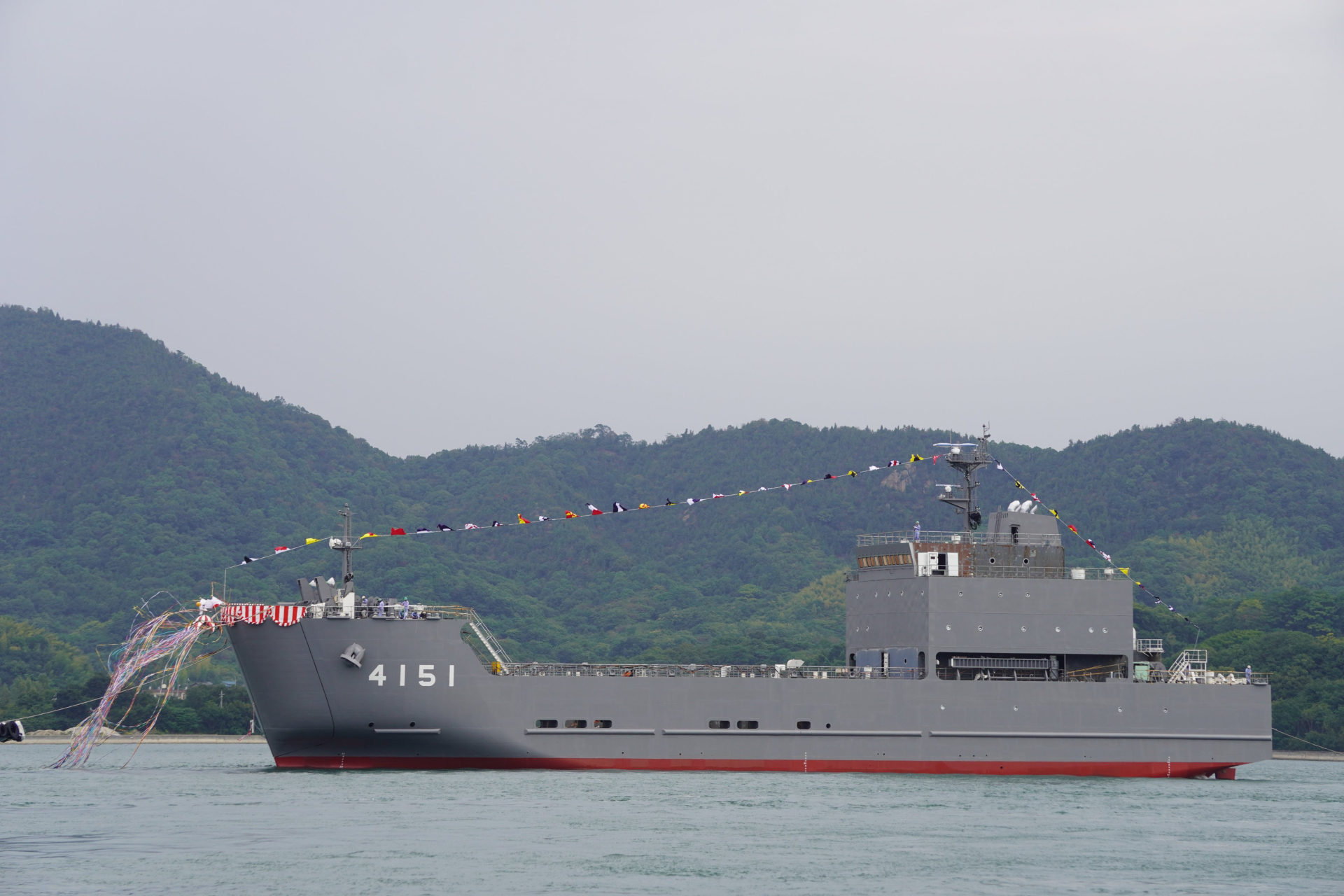 The "Nihonbare," Japan Self-Defense Force - Maritime Transport Group’s first Landing Craft Utility (LCU) vessel. Photo: Japanese Acquisition, Technology & Logistics Agency