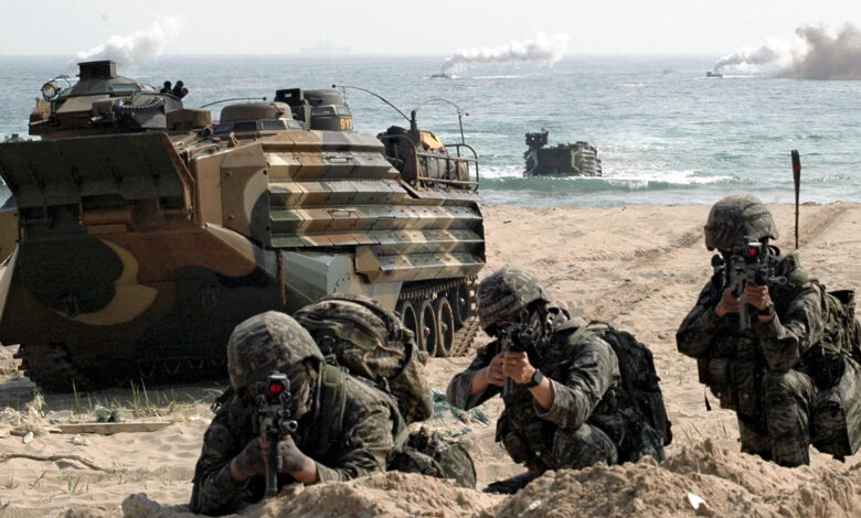 South Korean soldiers
