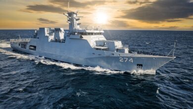Rendering of Pakistan Navy's 2600-type PNS Yamama Yarmook-class offshore patrol vessel