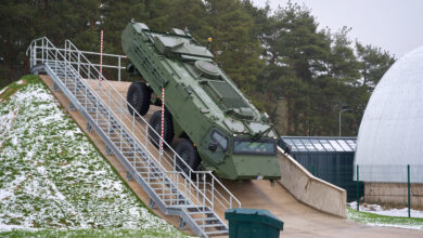 Testing of Valmiera-produced “Patria” 6x6 armored personnel carriers on public roads begins Test drives of the "Patria" 6x6 armored vehicles on public roads began in February. In accordance with amendments to regulatory enactments, the company "Defence Partnership Latvia" has received trial license plates, which will allow it to conduct full-fledged tests of armored vehicles outside of military training grounds.
