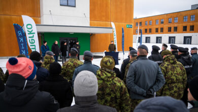 New Estonian Defence Forces barracks at the Ämari Air Base, Harju County