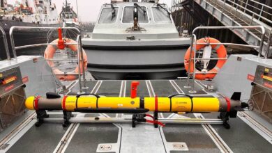L3Harris Iver AUVs for mine hunting and surveying operations.